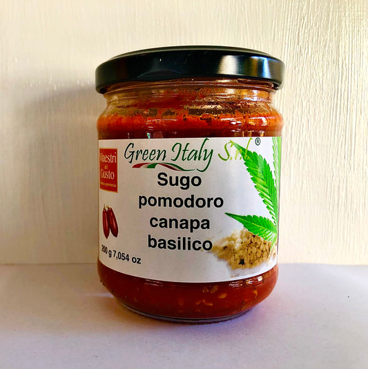 Sugo Pomodoro Canapa e Basilico (200gr)