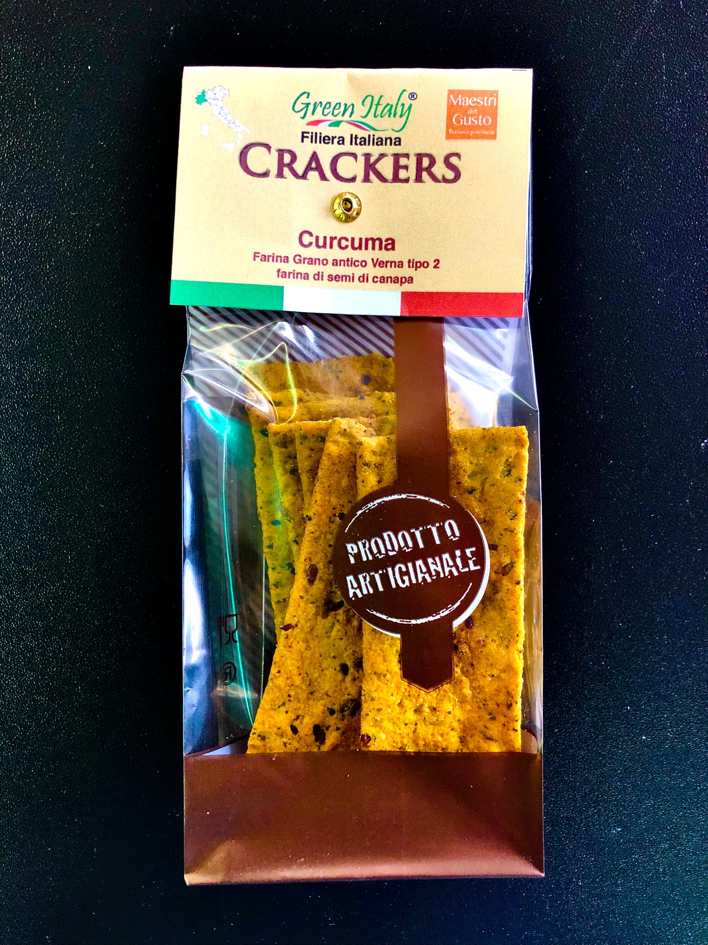 Crackers Canapa & Curcuma