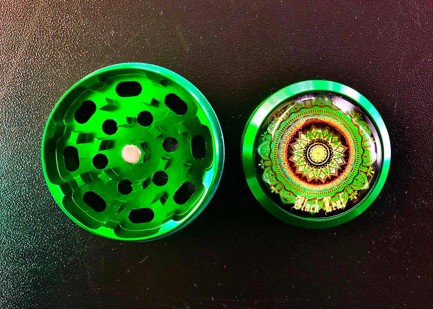 Grinder mandala verde